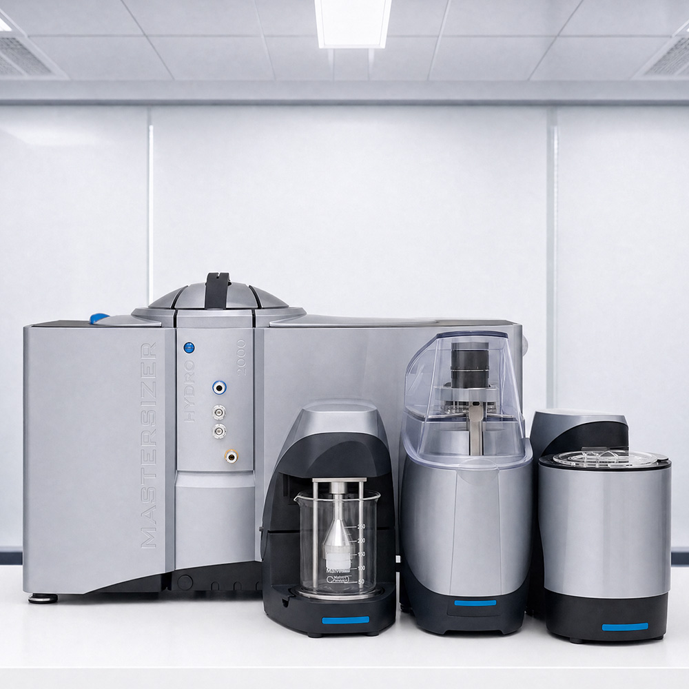 Malvern PSD Mastersizer 3000 (wet & dry)